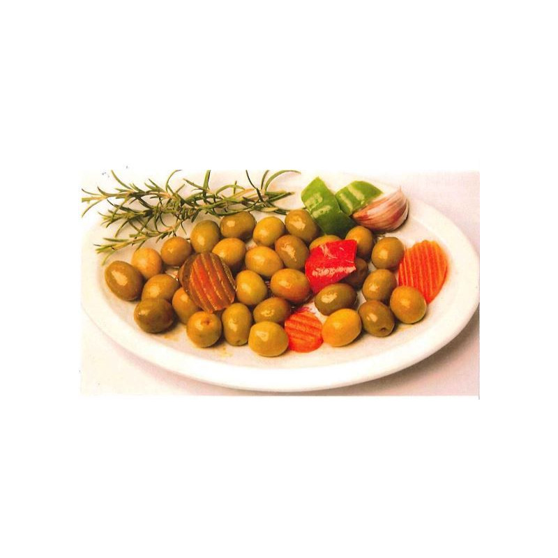 ACEITUNAS GAZPACHAS CUBO 1/3Kg (2750gr. P.N.E.)